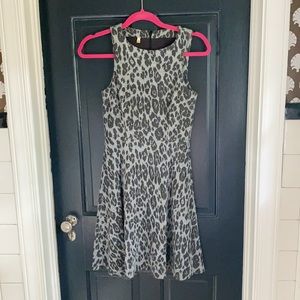 4.Collective leopard print mini fit & flare! Size XS